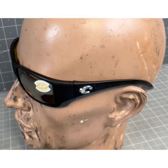 Costa Blackfin BL 11 Sunglasses Polarized 580P - Matte Black Frame w/Case & Clot - Picture 3 of 9